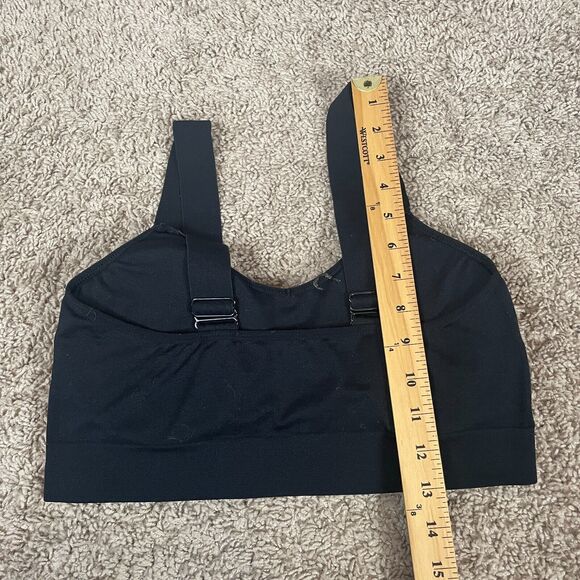 Juicy Couture Intimates Bralette Size 1X XL Black Wireless Comfy Comfort Lounge - Picture 7 of 8